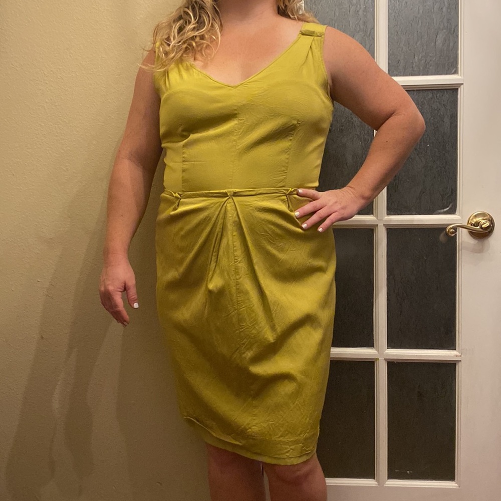 Mustard dress Talbots size 16